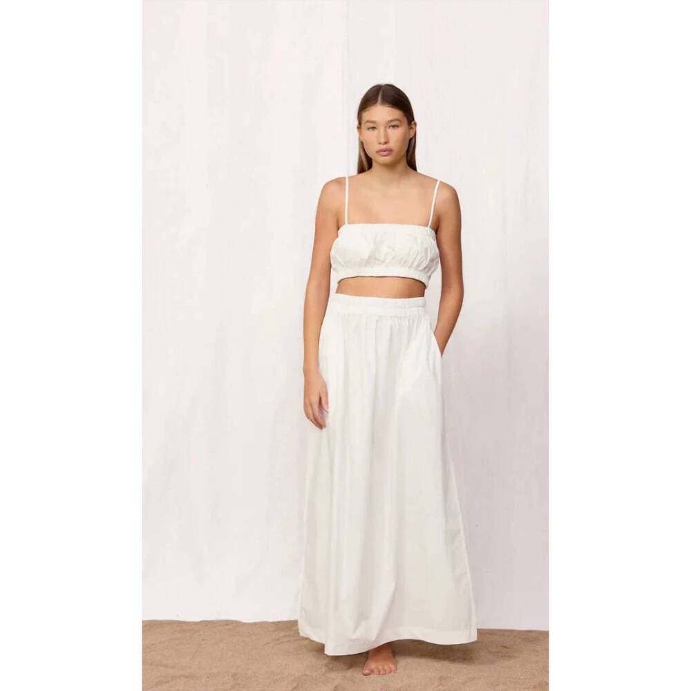 NEW MIKOH delia maxi skirt in bone - Picture 1 of 3